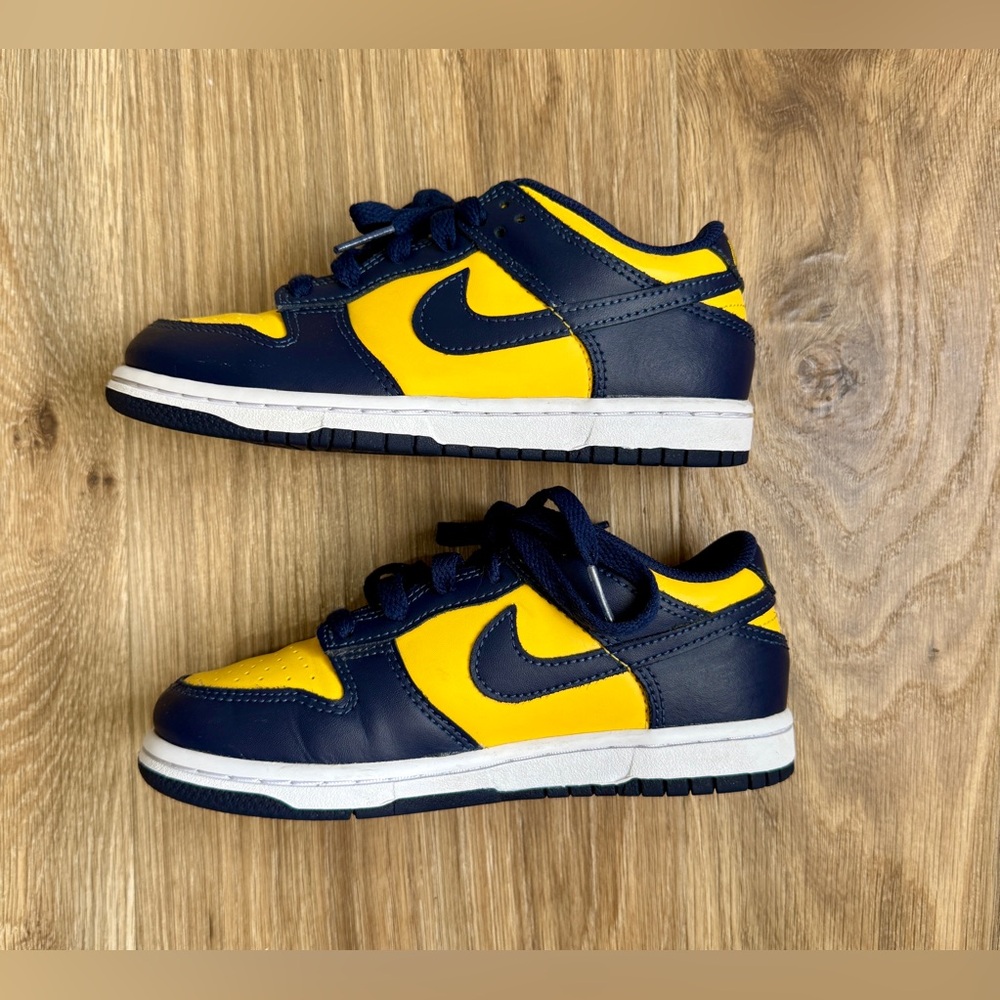 Nike Dunk Low (TDE) "Michigan" Size 13.5C CW1588-700 LNC - Picture 3 of 7